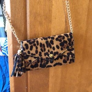 Cheetah print mini purse
